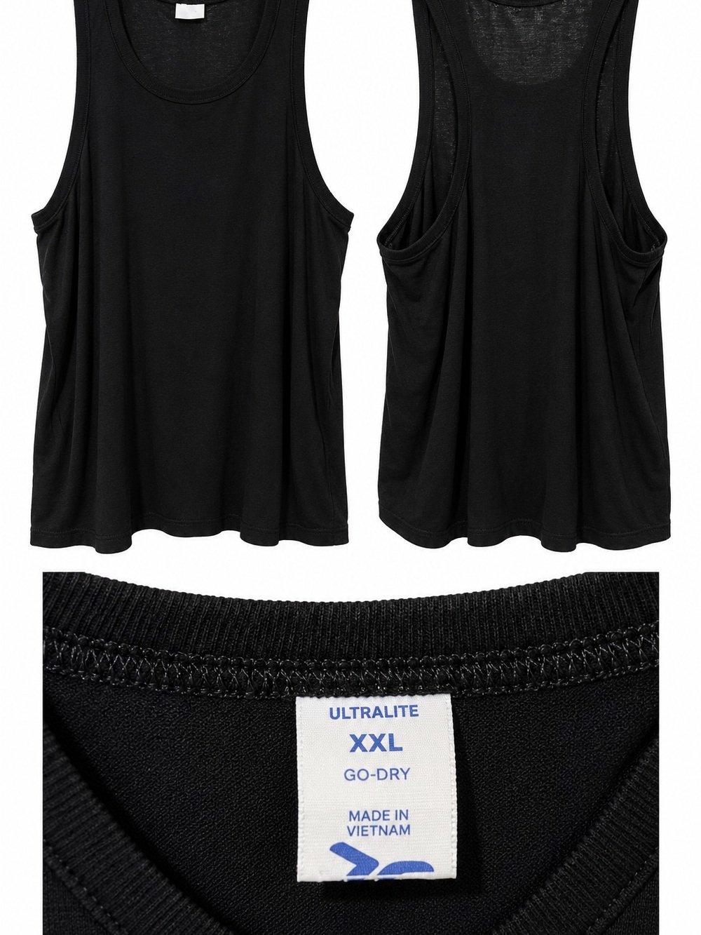 Black Women's Tank Top - Go-Dry